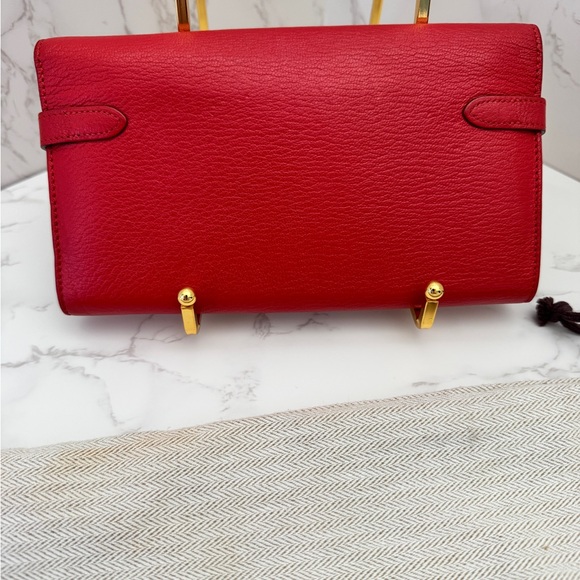 Hermès Kelly Long Wallet in Rouge - Picture 4 of 8